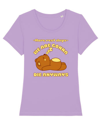 Funny Kawaii Bear Lavender Dawn