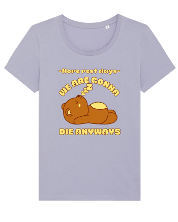 Funny Kawaii Bear Lavender