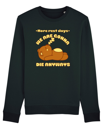 Funny Kawaii Bear Black