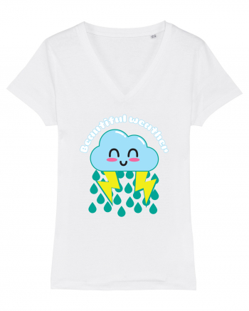 Funny Kawaii Cloud White