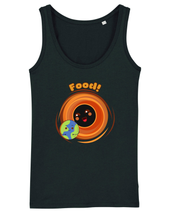 Funny Kawaii Earth And Black Hole  Black
