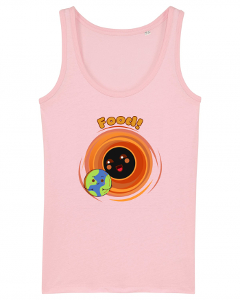 Funny Kawaii Earth And Black Hole  Cotton Pink