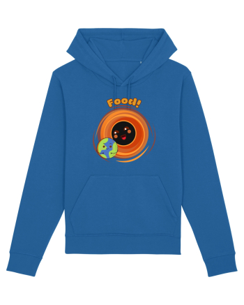 Funny Kawaii Earth And Black Hole  Royal Blue
