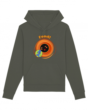 Funny Kawaii Earth And Black Hole  Khaki