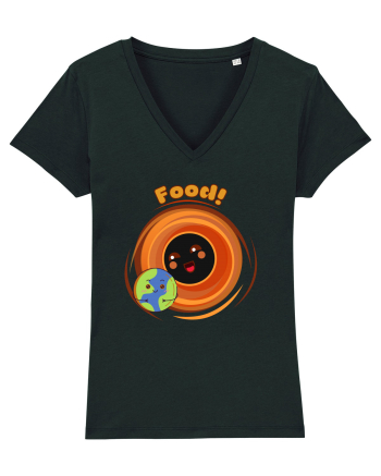 Funny Kawaii Earth And Black Hole  Black
