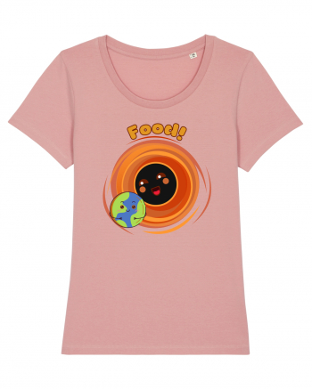 Funny Kawaii Earth And Black Hole  Canyon Pink