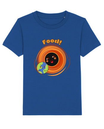 Funny Kawaii Earth And Black Hole  Majorelle Blue