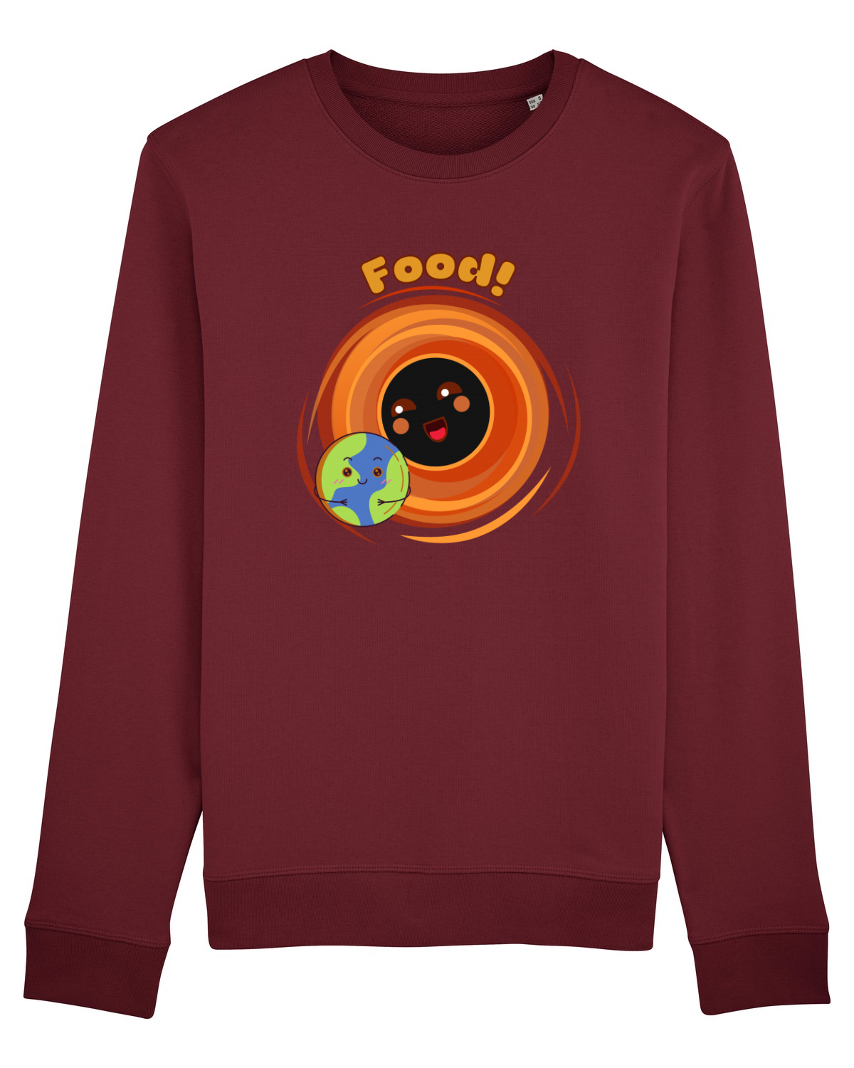 Bluză mânecă lungă Unisex Rise Burgundy