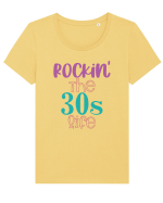 30 ANI ! Tricou mânecă scurtă guler larg fitted Damă Expresser
