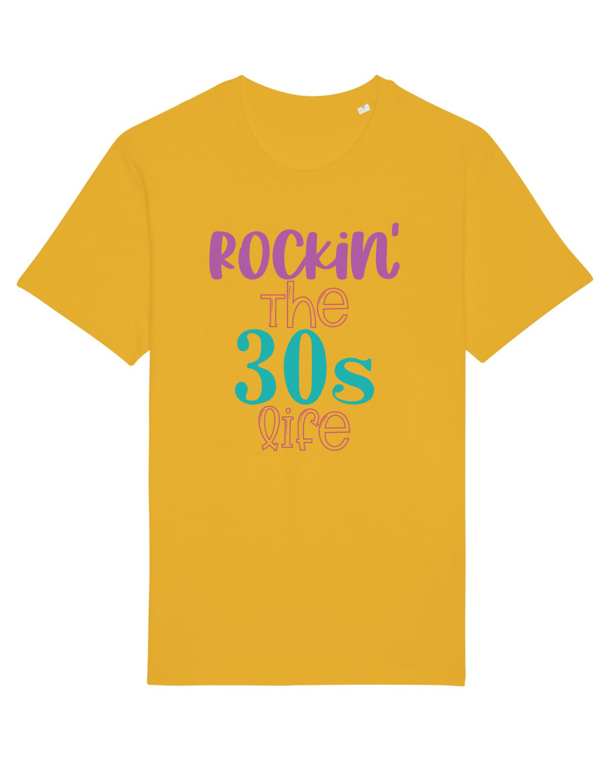 Tricou mânecă scurtă Unisex Rocker Spectra Yellow
