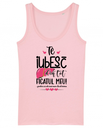 Te iubesc din tot ficatul meu! Cotton Pink