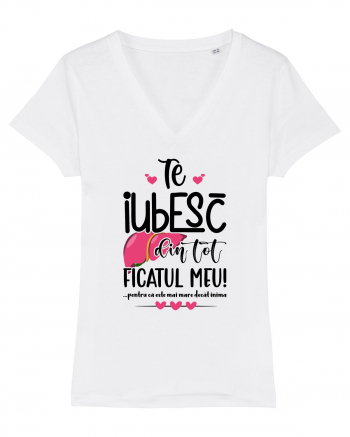 Te iubesc din tot ficatul meu! White