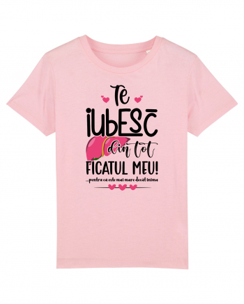 Te iubesc din tot ficatul meu! Cotton Pink