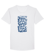 Play stupid games, win stupid prizes! Tricou mânecă scurtă guler larg Bărbat Skater