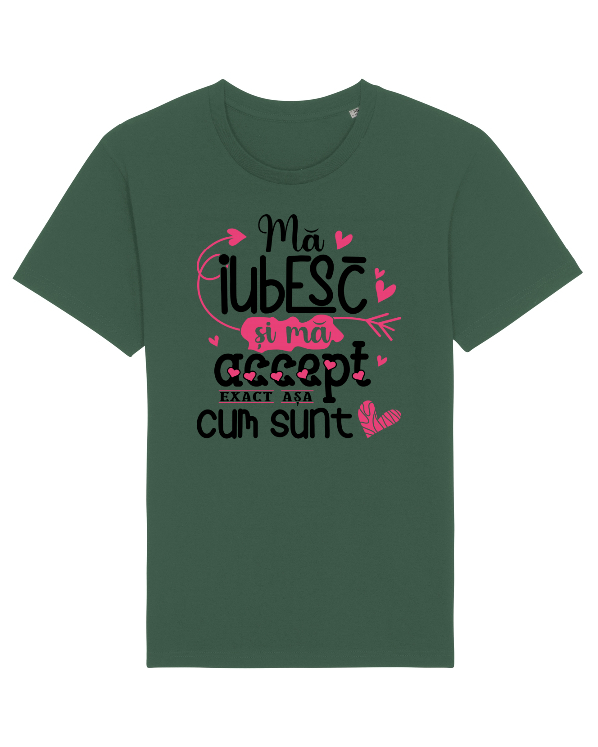 Tricou mânecă scurtă Unisex Rocker Bottle Green