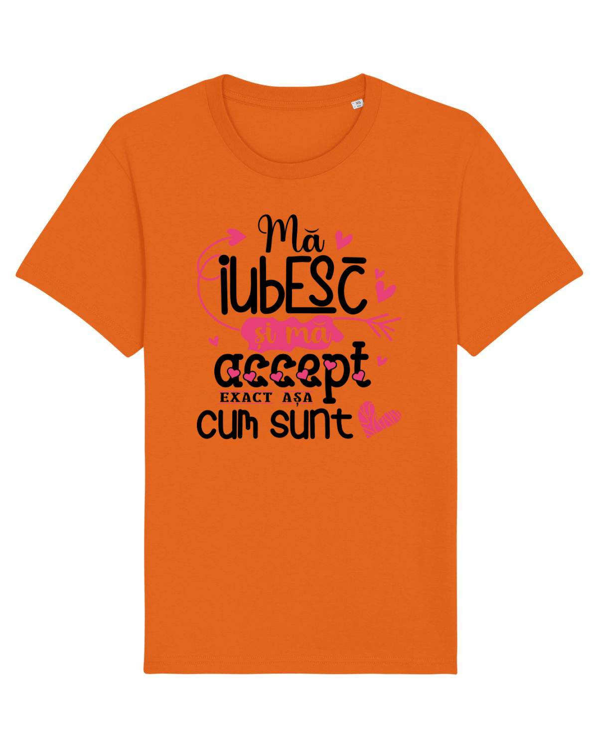 Tricou mânecă scurtă Unisex Rocker Bright Orange