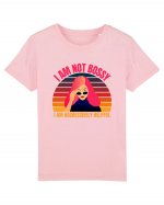 I Am Not Bossy I Am Aggressively  Tricou mânecă scurtă  Copii Mini Creator