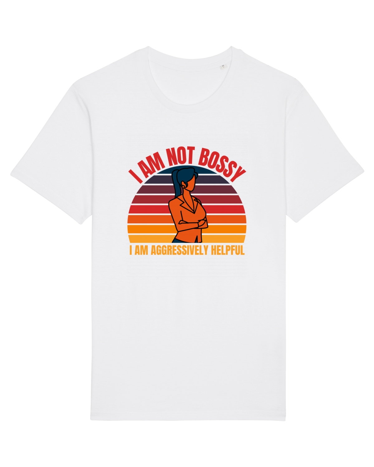 Tricou mânecă scurtă Unisex Rocker White