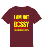 I Am Not Bossy I Am Aggressively  Tricou mânecă scurtă  Copii Mini Creator
