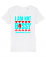 I Am Not Bossy I Am Aggressively  Tricou mânecă scurtă  Copii Mini Creator