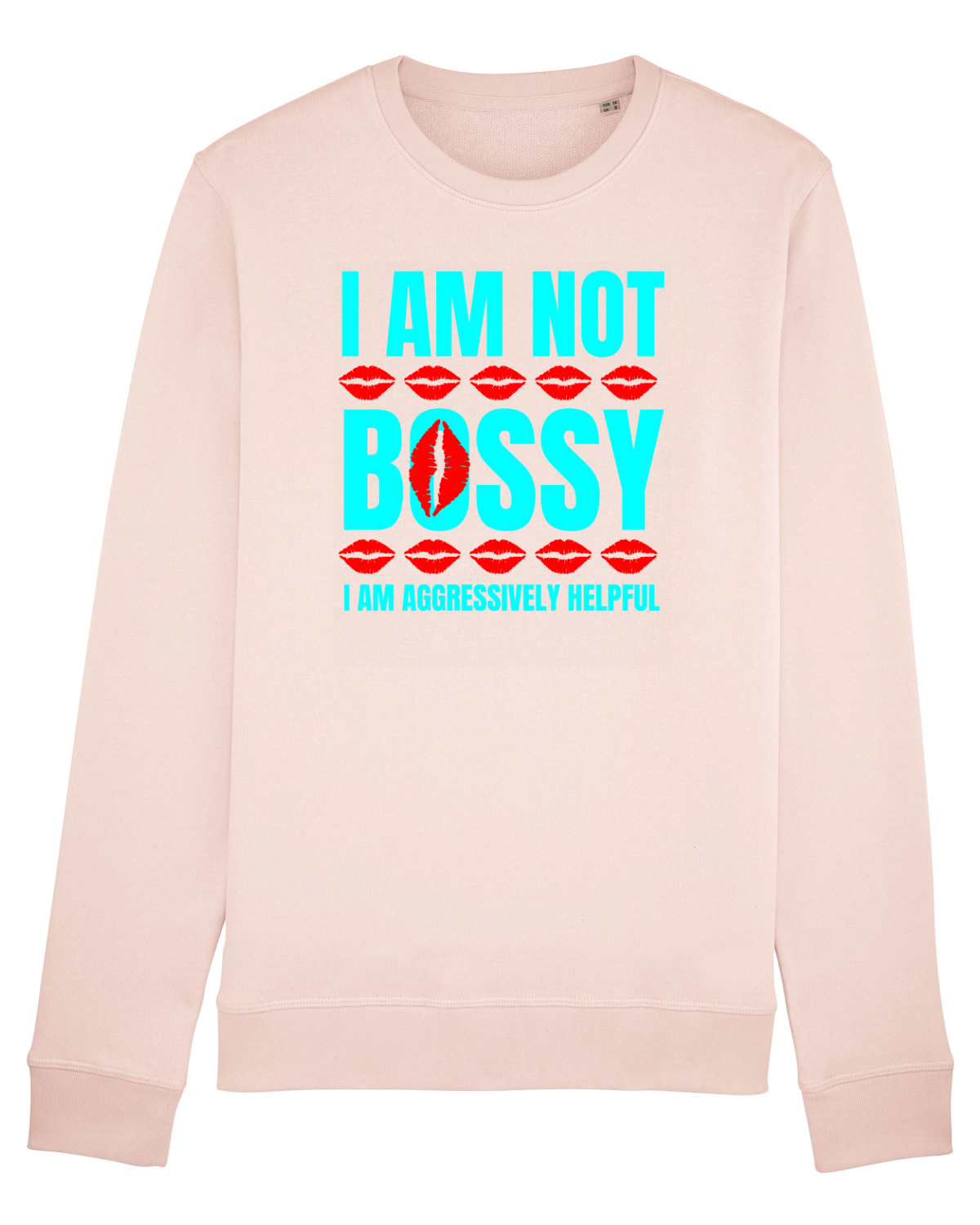 Bluză mânecă lungă Unisex Rise Candy Pink