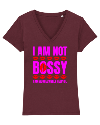 I Am Not Bossy I Am Aggressively  Burgundy