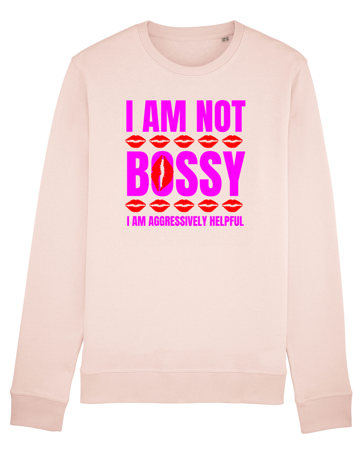Bluză mânecă lungă Unisex Rise Candy Pink
