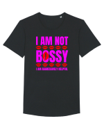 I Am Not Bossy I Am Aggressively  Tricou mânecă scurtă guler larg Bărbat Skater