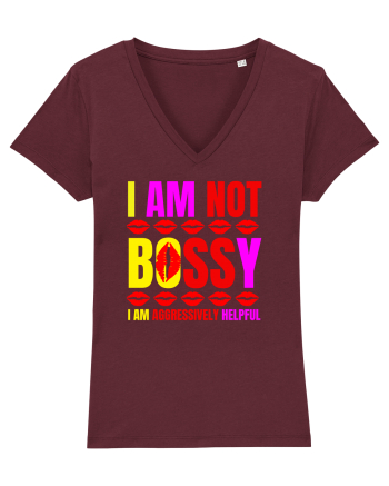 I Am Not Bossy I Am Aggressively  Burgundy