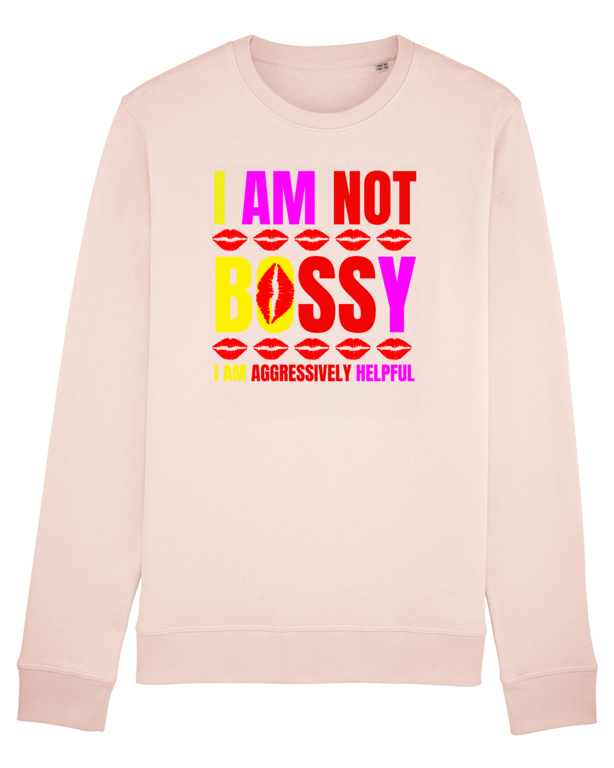 Bluză mânecă lungă Unisex Rise Candy Pink