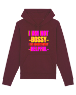 I Am Not Bossy I Am Aggressively  Hanorac Unisex Drummer
