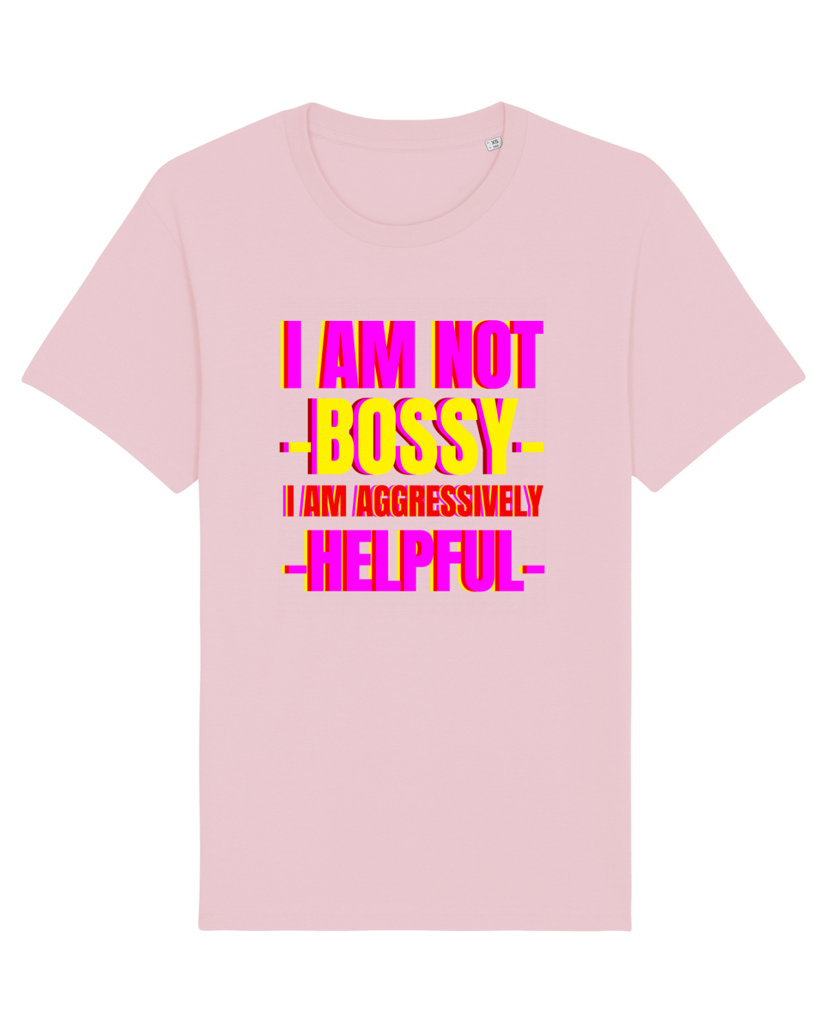 Tricou mânecă scurtă Unisex Rocker Cotton Pink