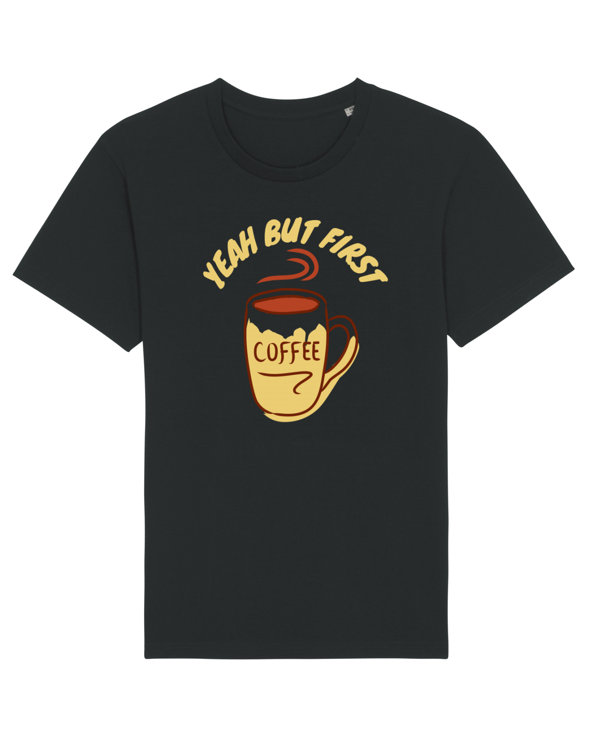 Tricou mânecă scurtă Unisex Rocker Black