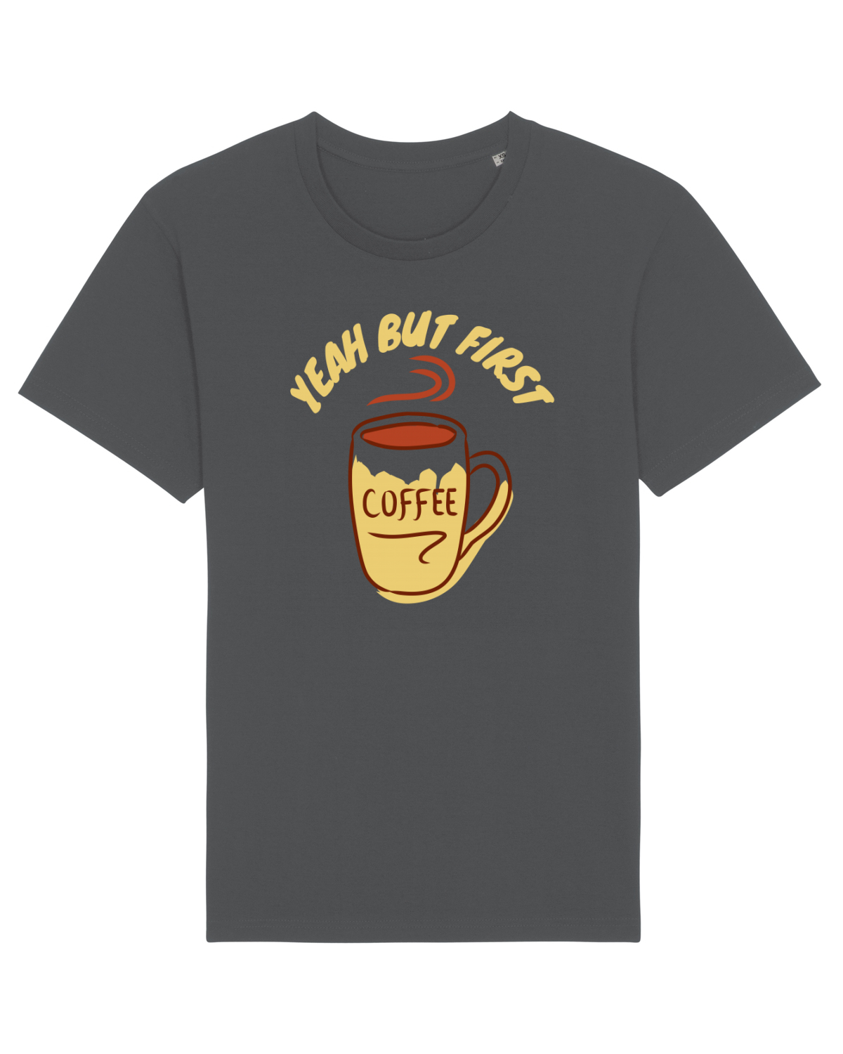 Tricou mânecă scurtă Unisex Rocker Anthracite