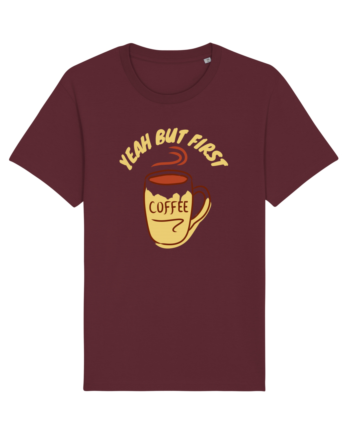 Tricou mânecă scurtă Unisex Rocker Burgundy