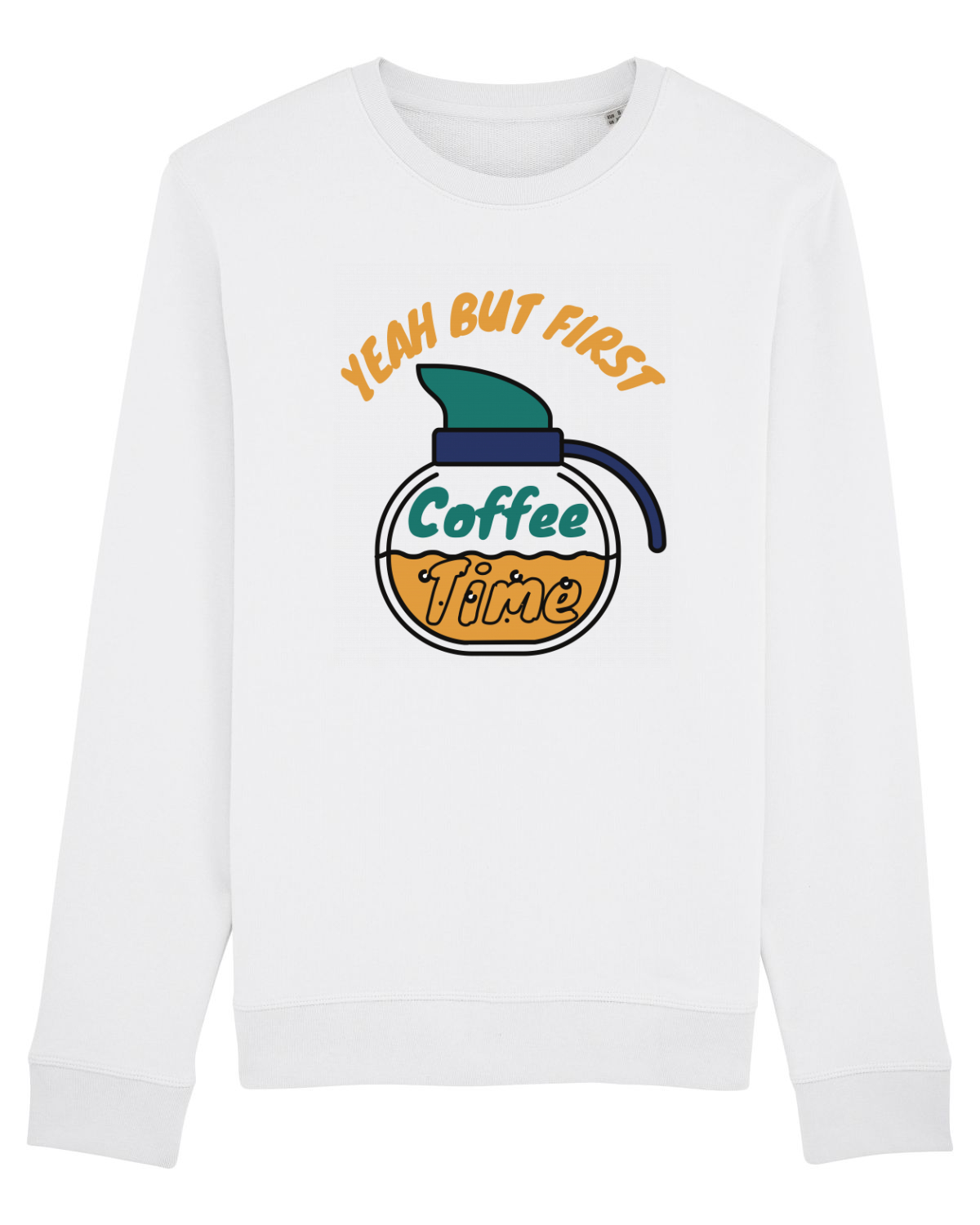 Bluză mânecă lungă Unisex Rise White