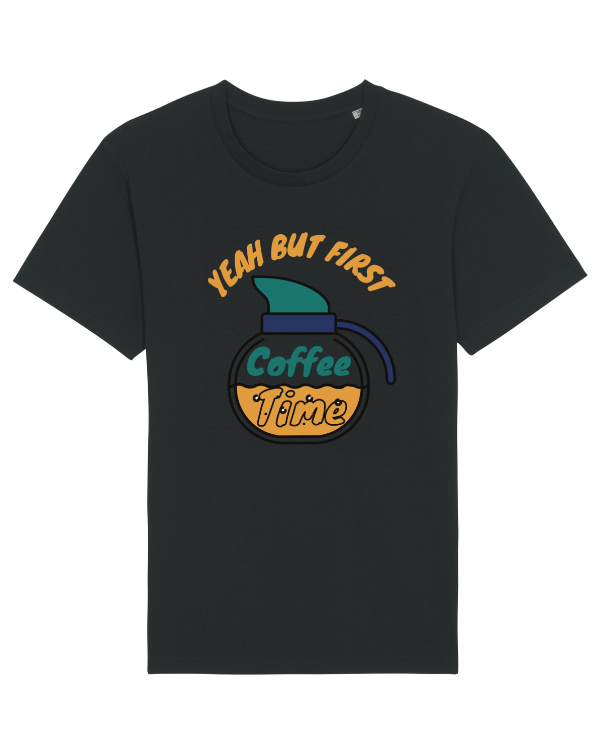 Tricou mânecă scurtă Unisex Rocker Black