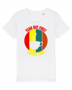 Yeah But First Coffee Tricou mânecă scurtă  Copii Mini Creator