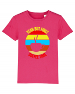 Yeah But First Coffee Tricou mânecă scurtă  Copii Mini Creator