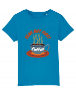Yeah But First Coffee Tricou mânecă scurtă  Copii Mini Creator
