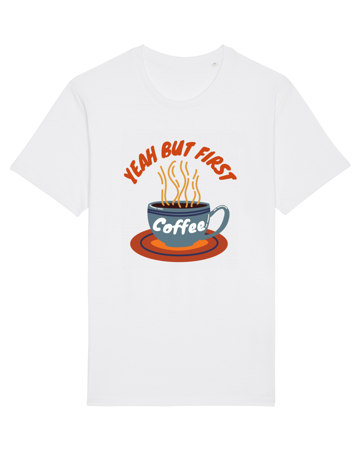 Tricou mânecă scurtă Unisex Rocker White