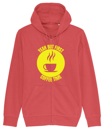 Yeah But First Coffee Carmine Red