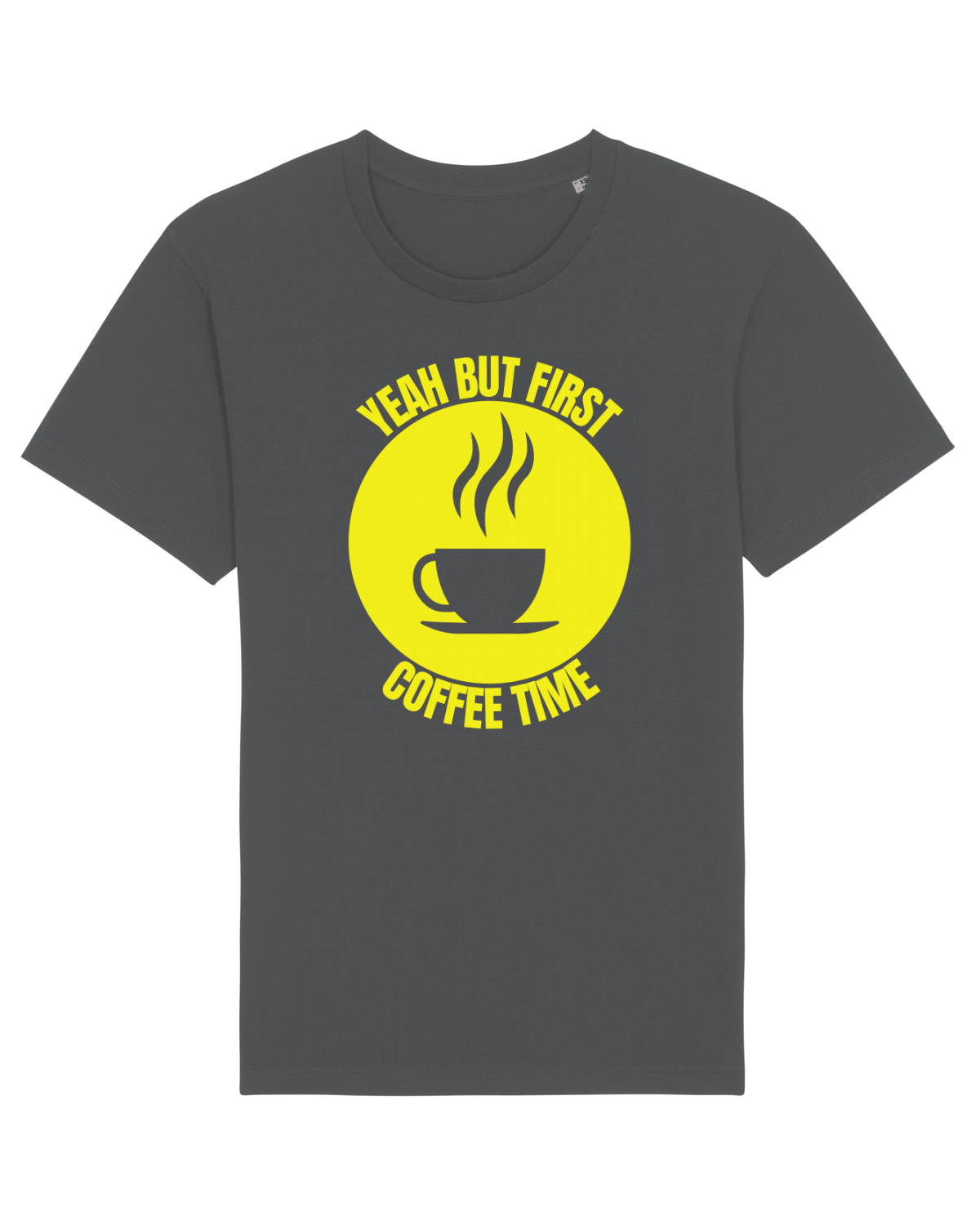 Tricou mânecă scurtă Unisex Rocker Anthracite
