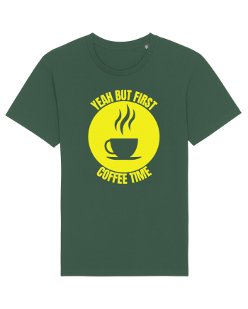 Yeah But First Coffee Bottle Green