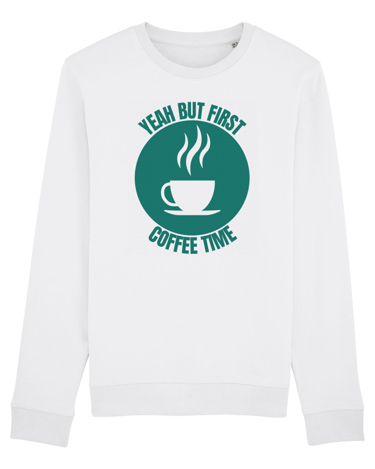 Bluză mânecă lungă Unisex Rise White