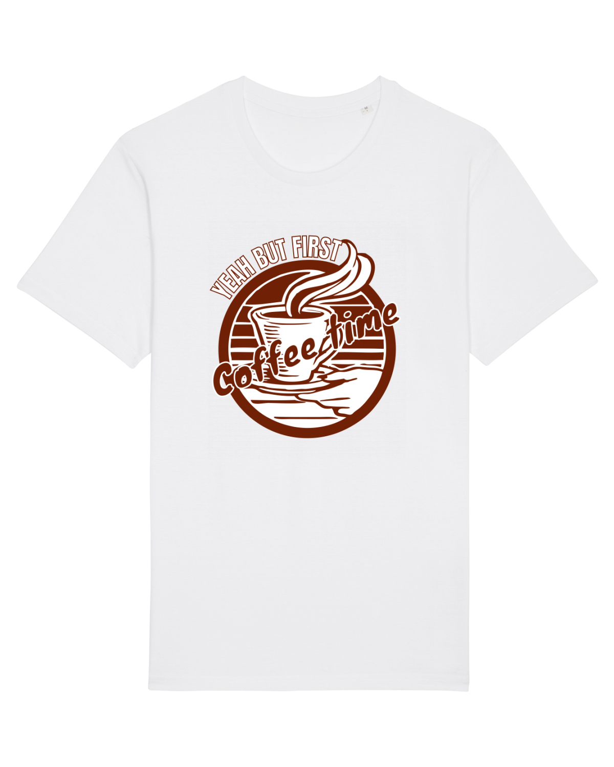 Tricou mânecă scurtă Unisex Rocker White