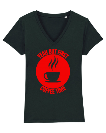Yeah But First Coffee Black
