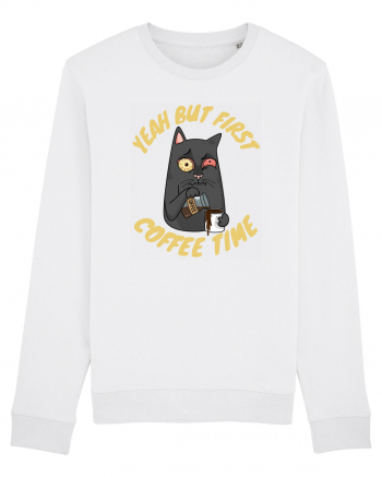 Coffee and Cat White