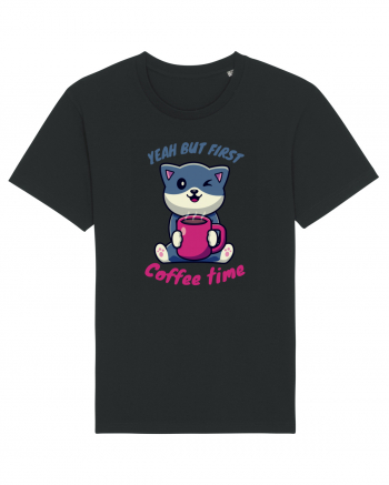 Coffee and Cat Black