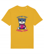 Coffee and Cat Tricou mânecă scurtă Unisex Rocker